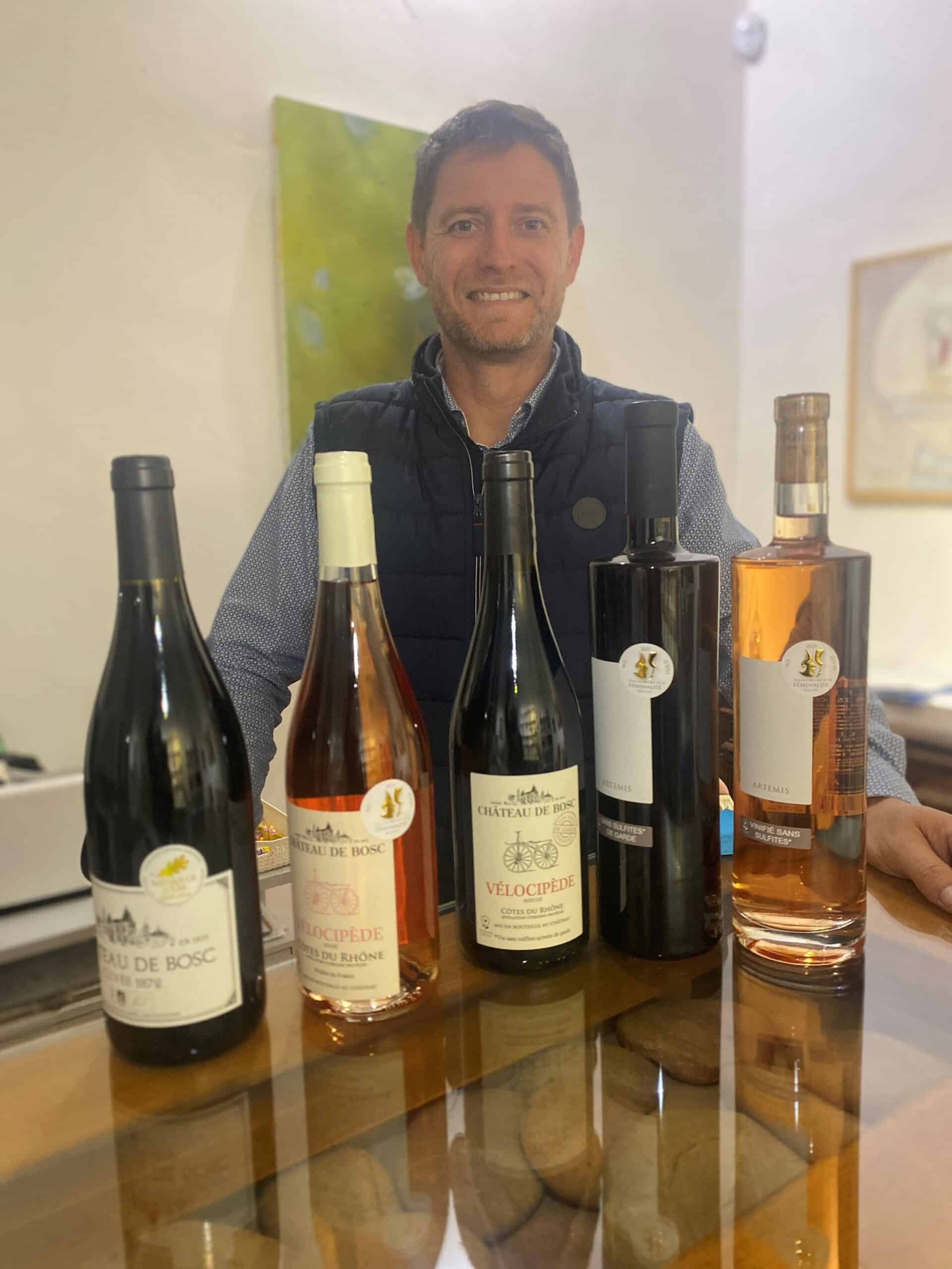 Guillaume Reynaud présente ses cuvées médaillées